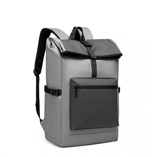 E2330 - Kono Durable PVC Coated Waterproof Backpack - Grey