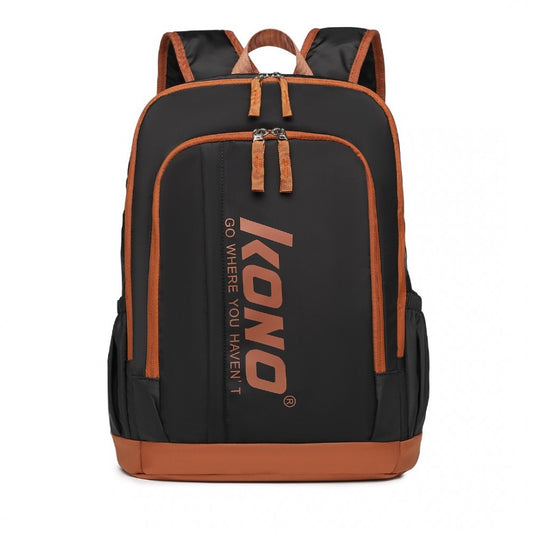 EB2325 - Waterproof Casual Backpack - Black