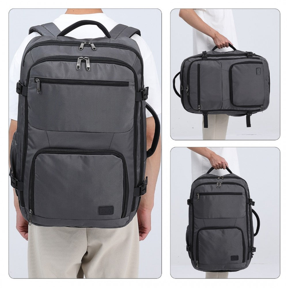 EM2207 - Kono Multifunctional Travel Backpack Cabin - Navy/Grey/Black/Navy