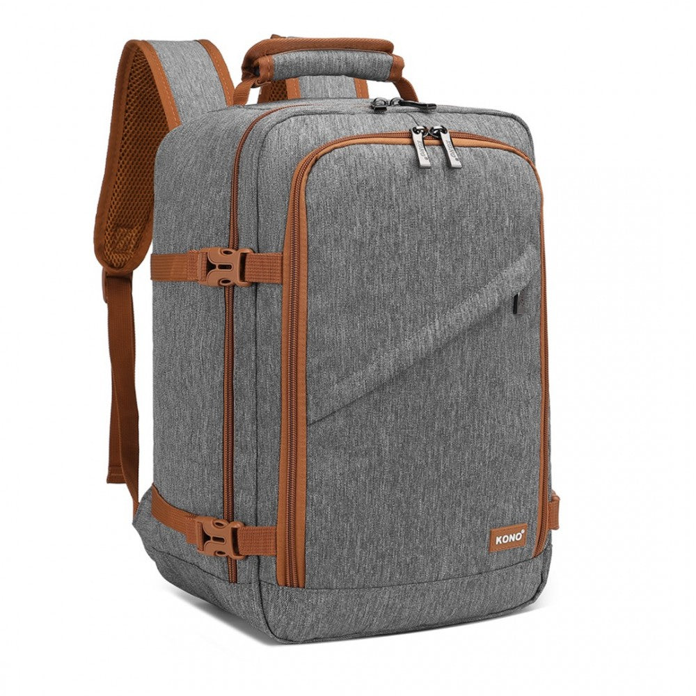 EM2231S - Cabin Bag Travel Backpack - Grey