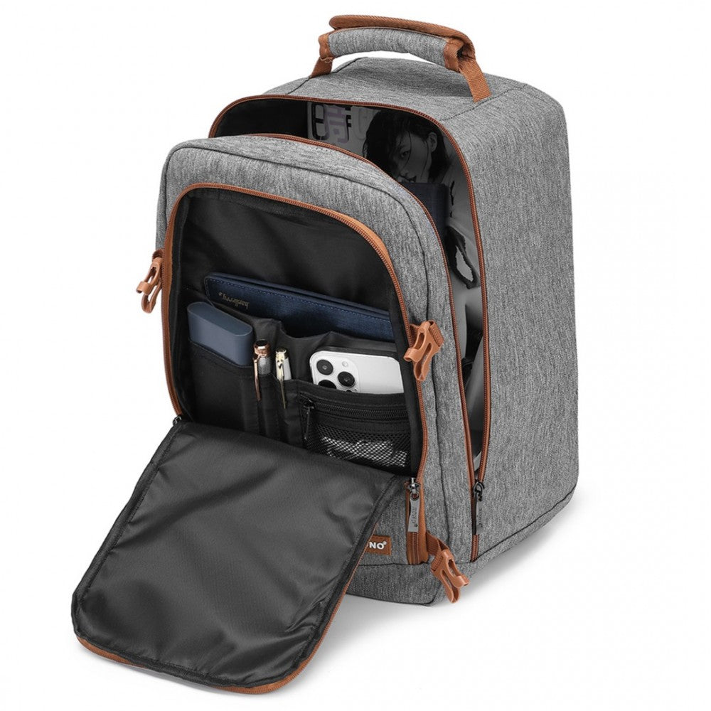 EM2231S - Cabin Bag Travel Backpack - Grey