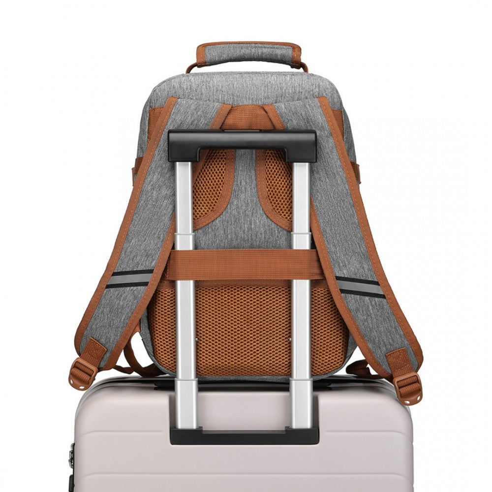 EM2231S - Cabin Bag Travel Backpack - Grey